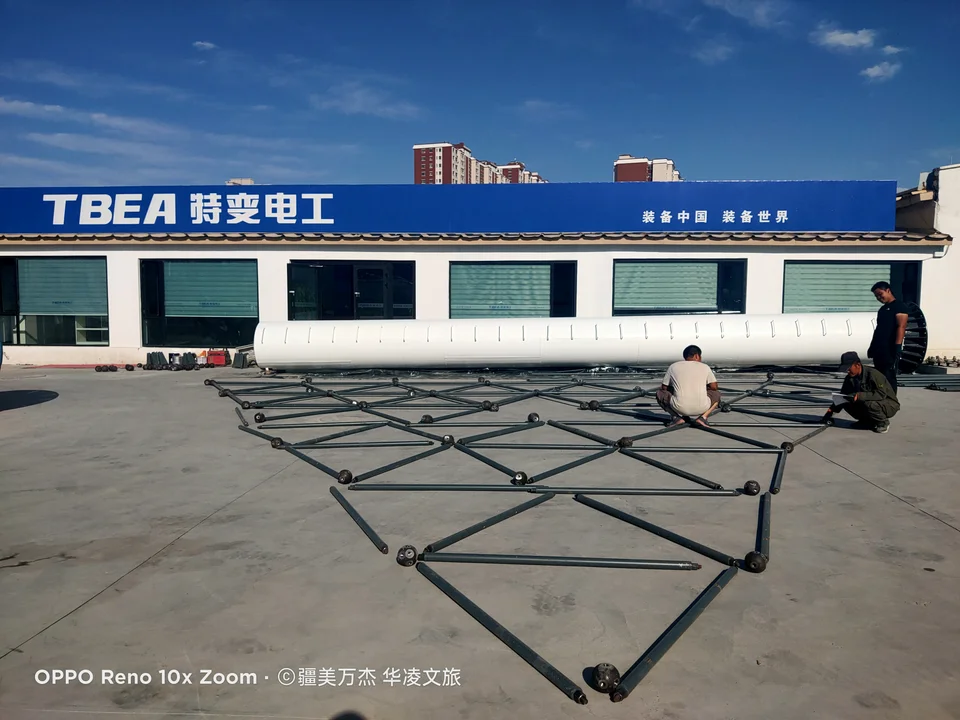 特变集团上网架三面高炮：现场资料照片（第3张）