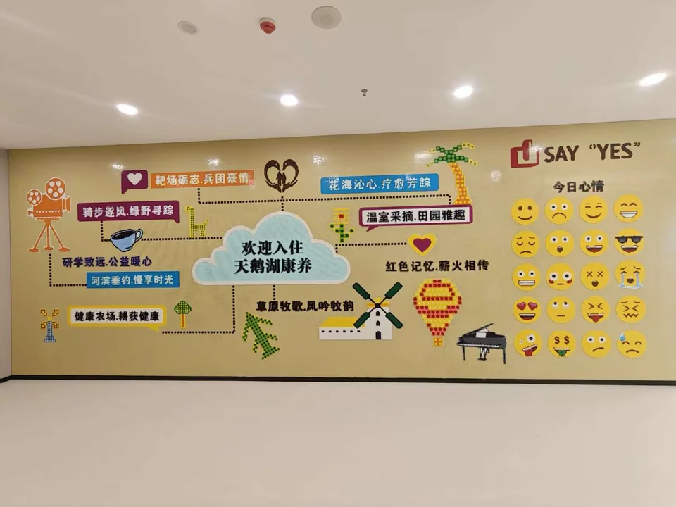 可克达拉天鹅湖生态康养中心门头与展示资料：现场资料照片（第7张）