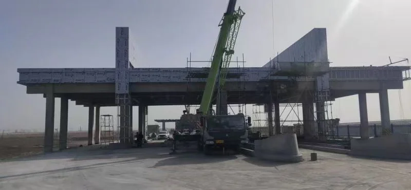 乌尉高速收费站钢结构与外包项目:客户补充的过程与现场照片(第12张)