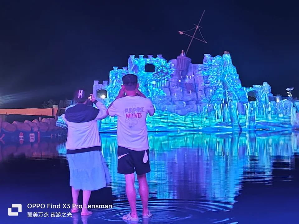 博斯腾湖孔雀海滩广场照明及夜游经济提升项目:客户补充的过程与现场照片(第14张)