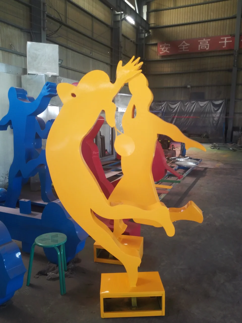 精神堡垒与路牌制作安装资料：施工记录（第3张）