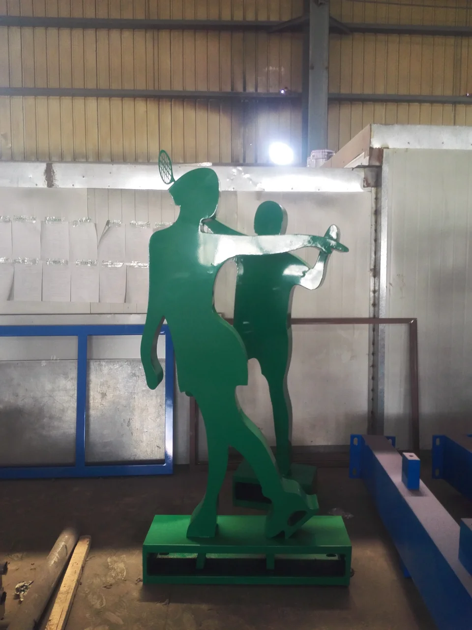 精神堡垒与路牌制作安装资料：施工记录（第2张）